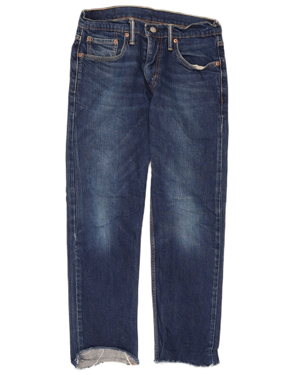 Женские зауженные джинсы Levi's 502 W29 L30, синий хлопок