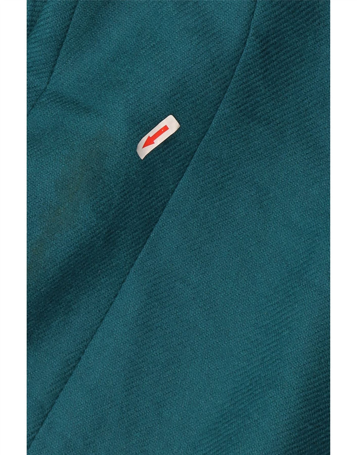 Женский пиджак на 1 пуговице Luisa Spagnoli, Великобритания, 20, 2XL, синий, шерсть