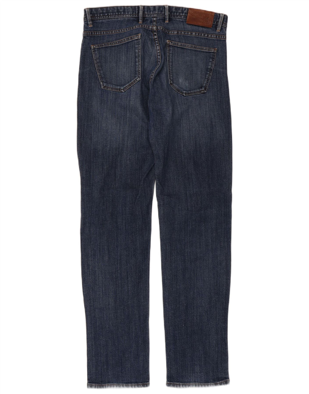 Мужские зауженные джинсы Massimo Dutti EU 42, большие W32 L32, синие