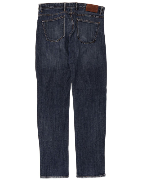 Мужские зауженные джинсы Massimo Dutti EU 42, большие W32 L32, синие