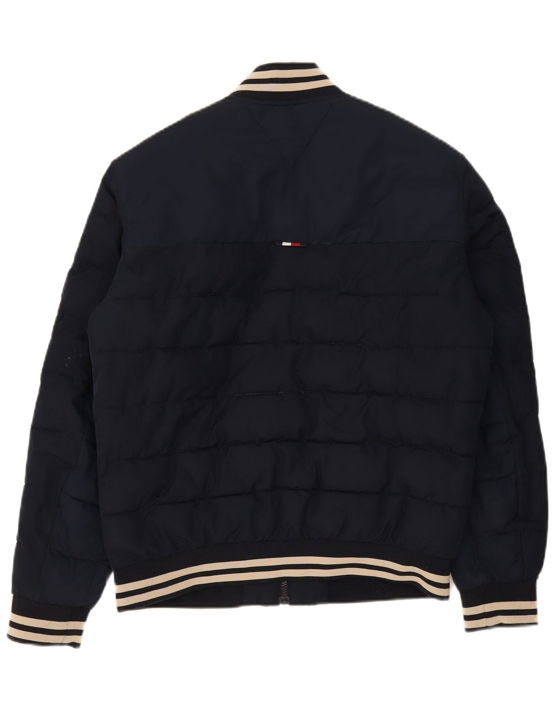 Мужская стеганая куртка Tommy Hilfiger UK 38 средний темно-синий полиэстер