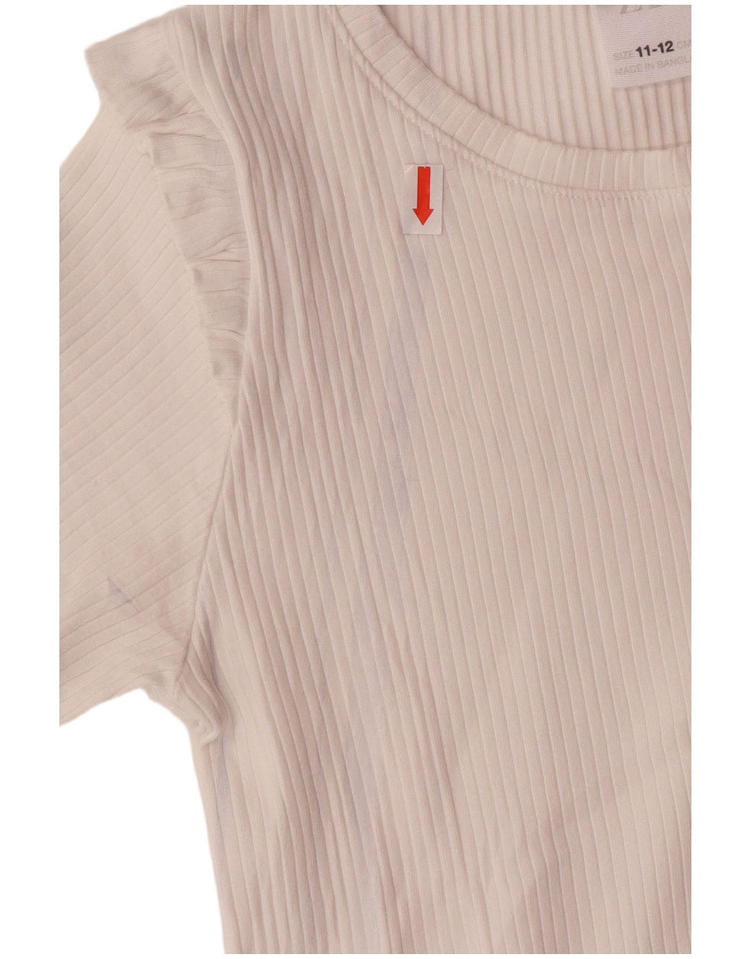 Футболка Zara для девочек, топ 11-12 лет, белая