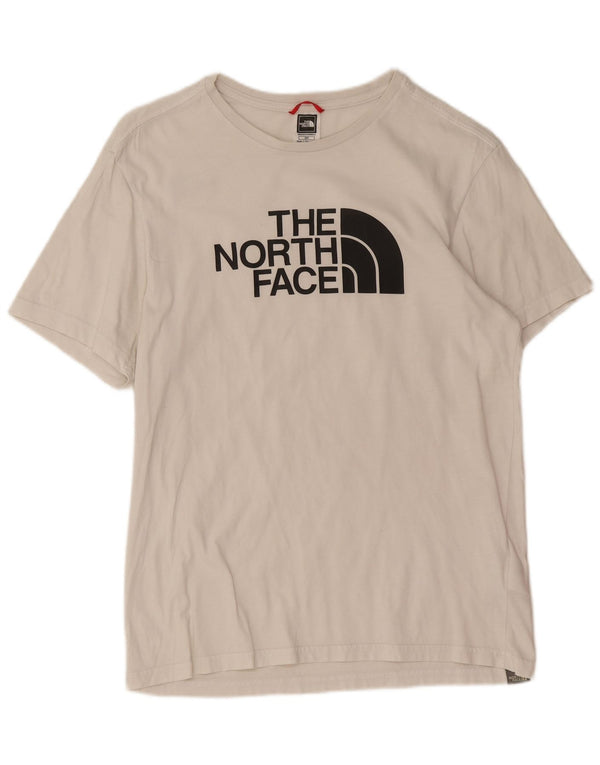 Мужская футболка с рисунком The North Face, маленький белый хлопковый топ
