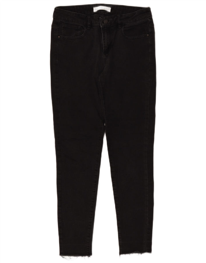 Женские джинсы скинни ZARA EU 38, маленькие W28 L26, черный хлопок