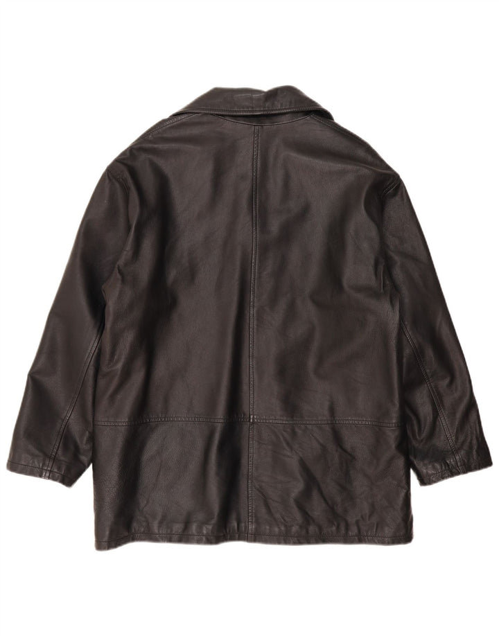 Женская кожаная куртка свободного кроя Conbipel IT 42 Medium Black