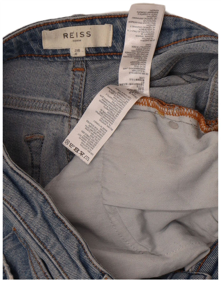 Женские узкие джинсы Reiss W28 L27, синие, хлопок