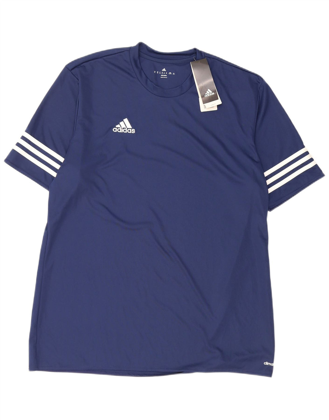 Adidas Мужская футболка Climalite Top XL Темно-синий полиэстер