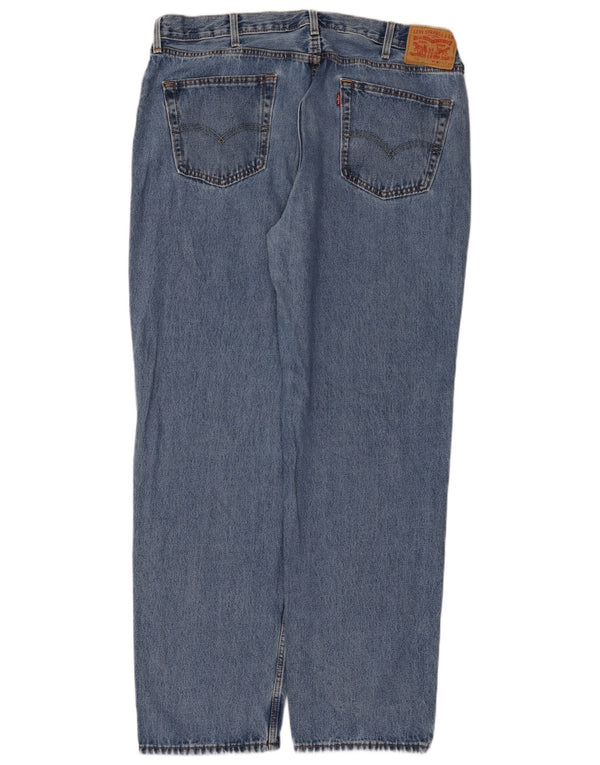 Мужские прямые джинсы свободного кроя Levi's 550 W40 L34, синий хлопок