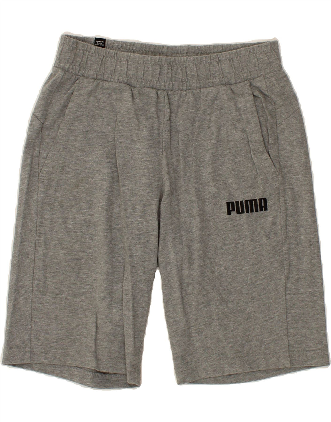 NIKE Mens Sport Shorts Small Grey Flecked Cotton Vintage Nike and Second-Hand Nike from Messina Hembry 