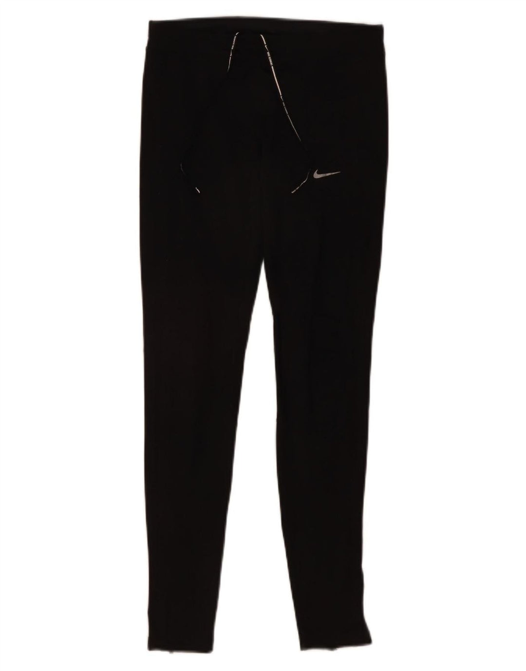 Женские леггинсы Nike Dri Fit UK 10, маленькие черные полиэстер