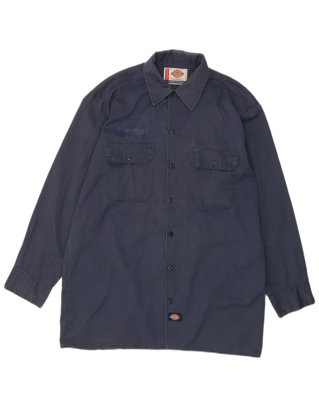 Рубашка для мужчин Dickies, размер M, темно-синяя, полиэстер