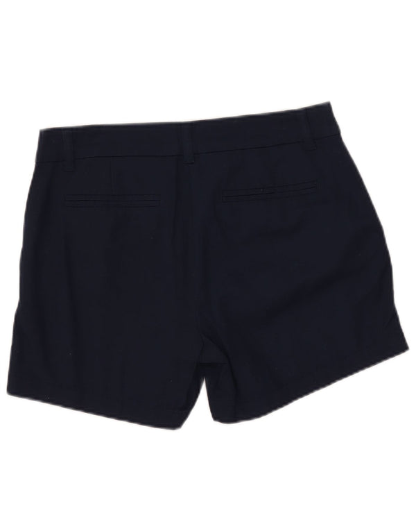 J. Crew Womens Chino Shorts US 6 Medium W30 Navy Blue Cotton