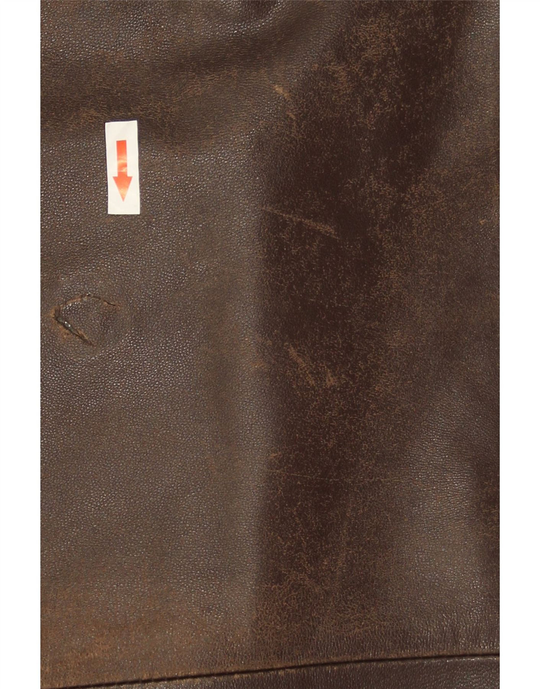 Винтажная мужская кожаная куртка UK 44 2XL Коричневая