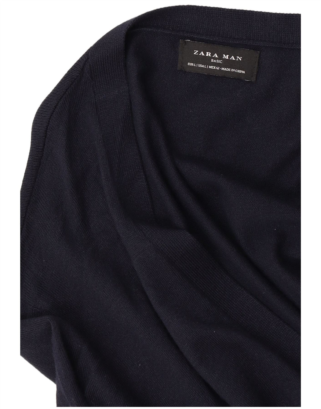 Мужской кардиган Zara, большой темно-синий