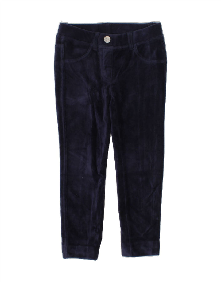 BENETTON Girls Skinny Casual Trousers 4-5 Years XS W20 L17  Navy Blue | Vintage Benetton | Thrift | Second-Hand Benetton | Used Clothing | Messina Hembry 