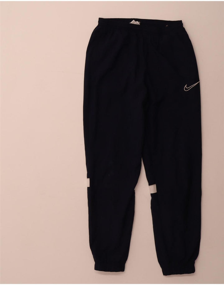 Мужские спортивные брюки NIKE Dri Fit, брюки-джоггеры, маленькие темно-синие, полиэстер