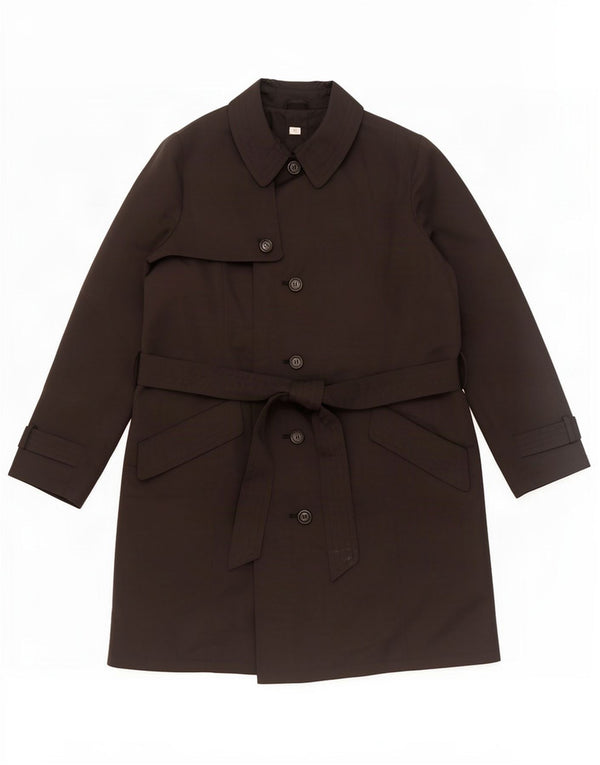Женский тренч Marks & Spencer UK 20 2XL, черный полиэстер