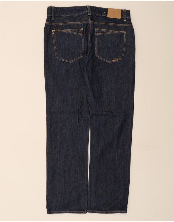 Мужские прямые джинсы PUMA W32 L32 темно-синие, хлопок