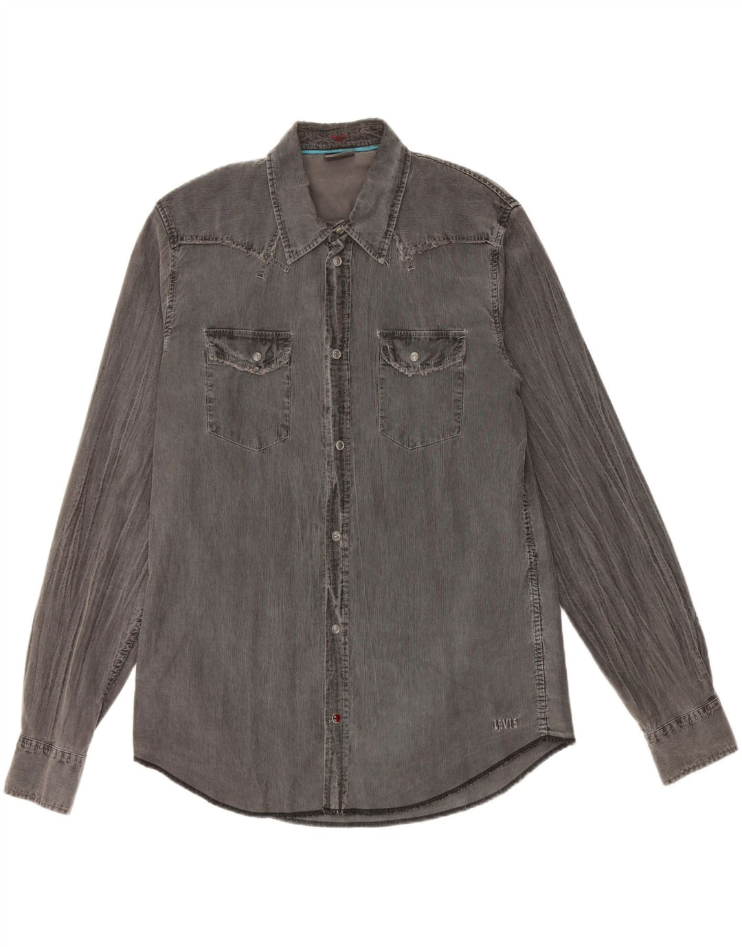 Мужская рубашка LEVI'S, большая серая, хлопок