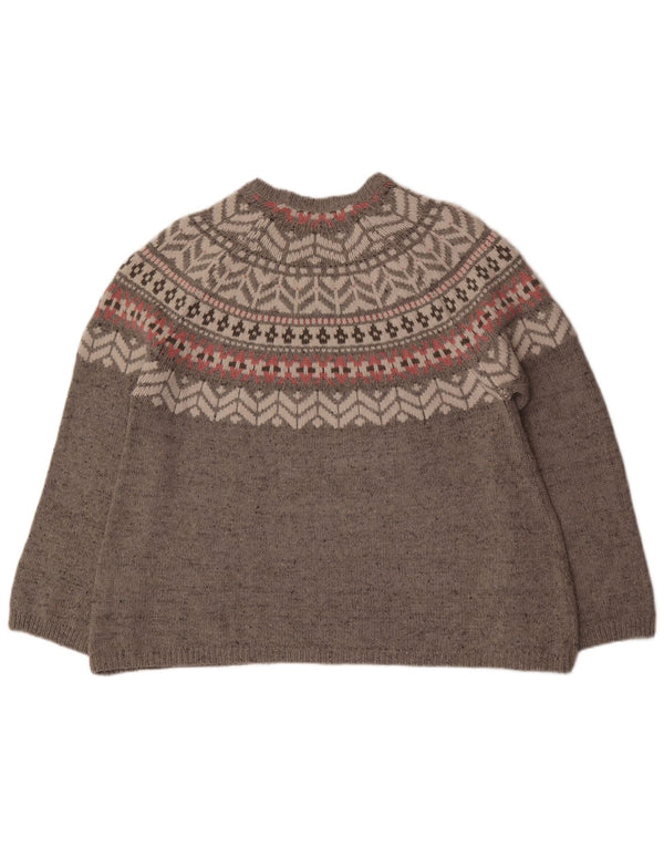 Женский джемпер с круглым вырезом Marks & Spencer, Великобритания, 18 XL, серый