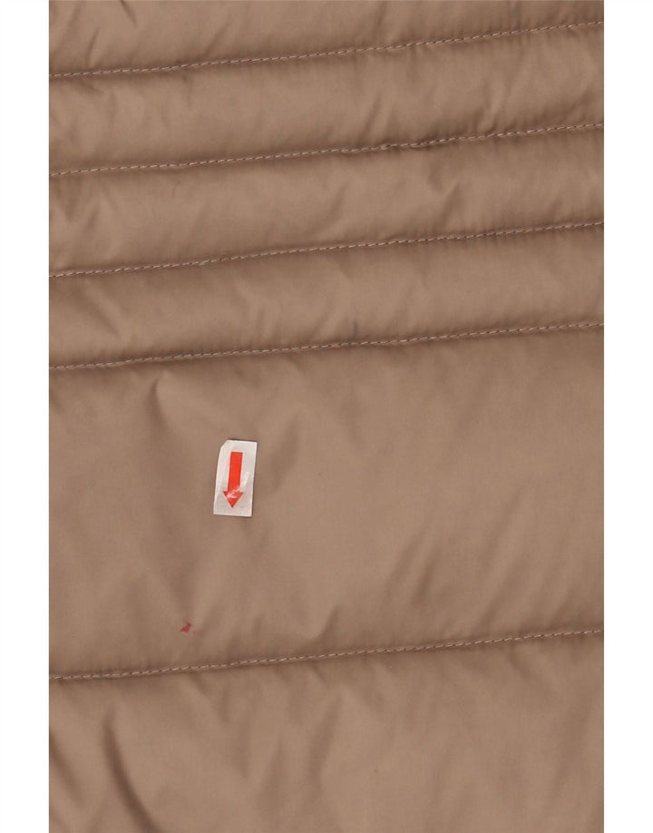 GUESS Womens Padded Jacket UK 10 Small Beige Polyamide Vintage Guess and Second-Hand Guess from Messina Hembry 