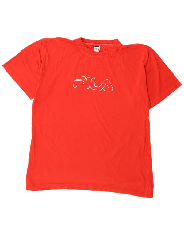 Fila Мужская футболка с рисунком Top XL Красный Хлопок