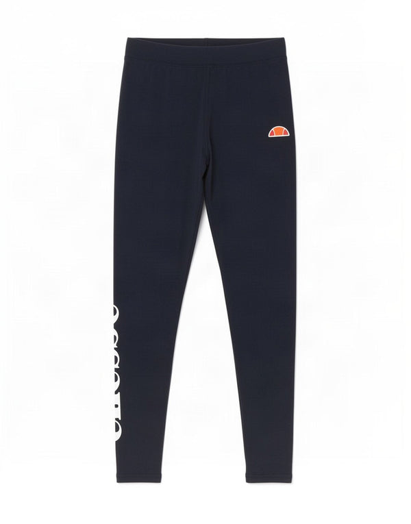 Женские леггинсы с рисунком Ellesse UK 10, маленькие, темно-синие, хлопок