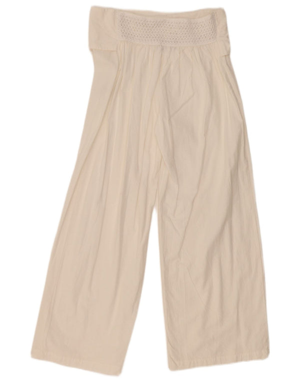 Blanc Du Nil Женские укороченные брюки с высокой талией EU 36 Small W28 L26 Белые