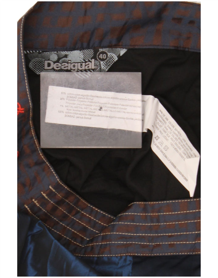 DESIGUAL Женская юбка-пузырь EU 40 Medium W32 Разноцветная пэчворк