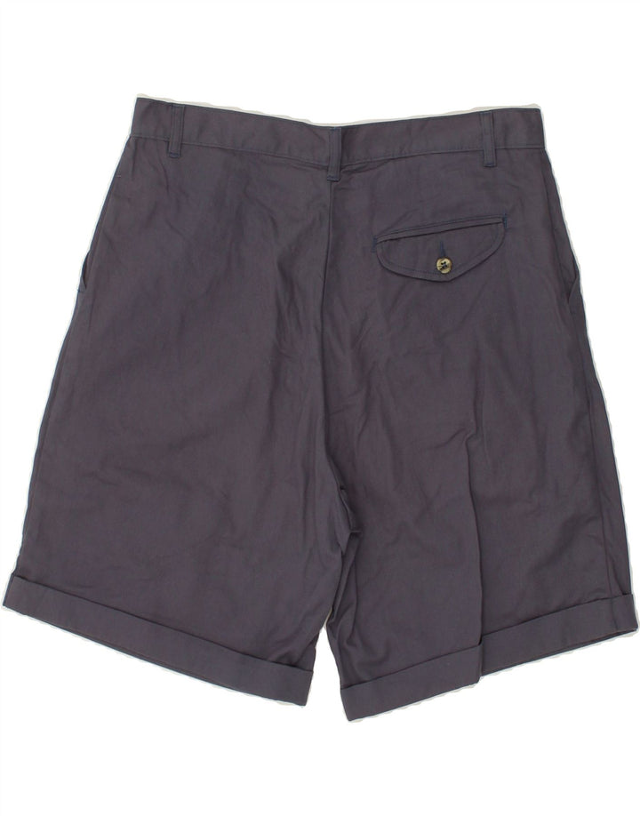 KIABI Mens Chino Shorts W34 Large  Navy Blue Cotton | Vintage Kiabi | Thrift | Second-Hand Kiabi | Used Clothing | Messina Hembry 