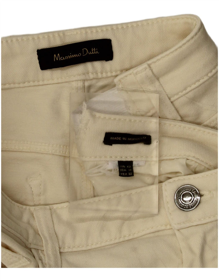 Джинсы женские прямые Massimo Dutti EU 42 большие W32 L28 бежевые