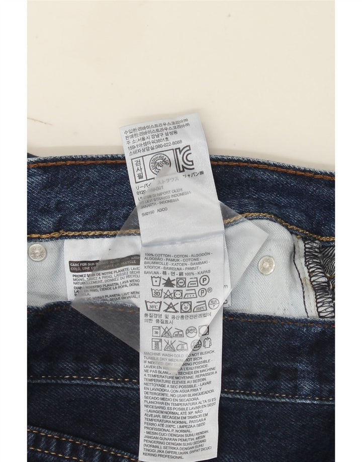 Мужские джинсовые шорты Levi's 522 W31, средние, темно-синие