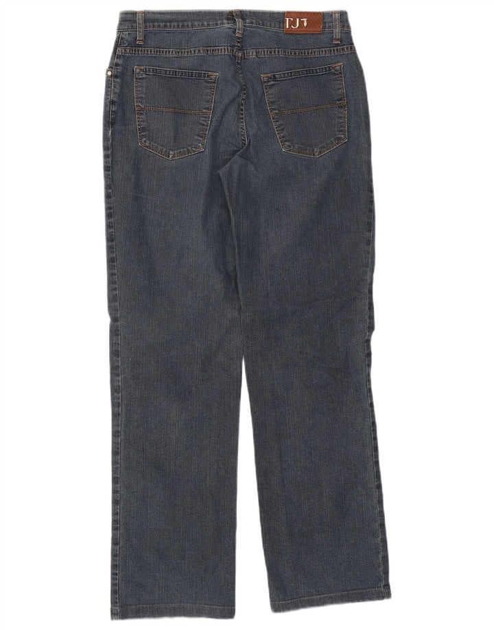 Женские прямые джинсы Trussardi W31 L29, темно-синий, хлопок