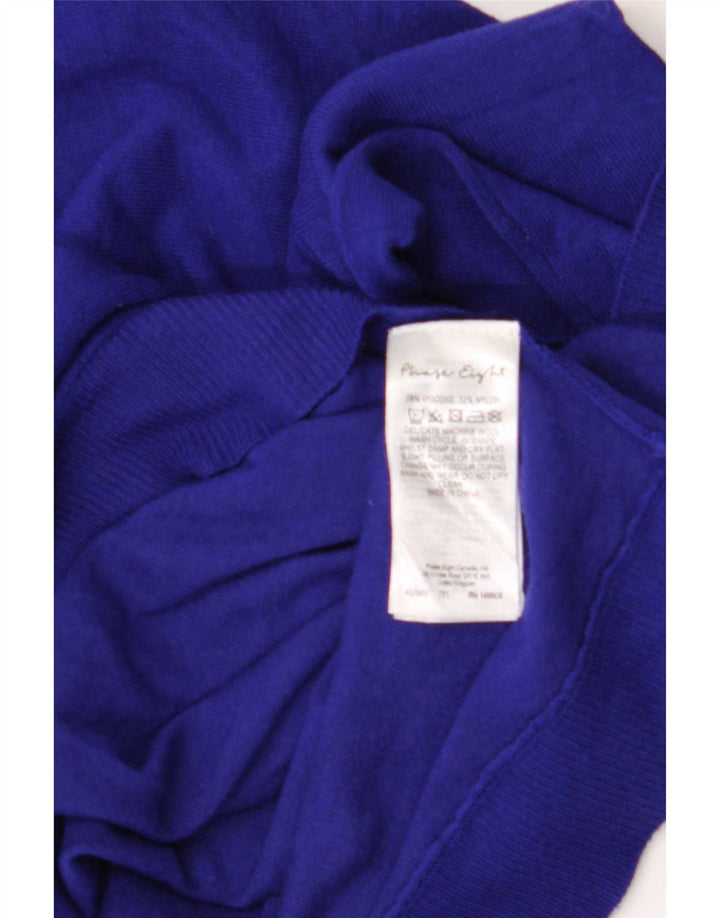 Женская асимметричная блузка оверсайз Phase Eight Top UK 14 Medium Navy Blue