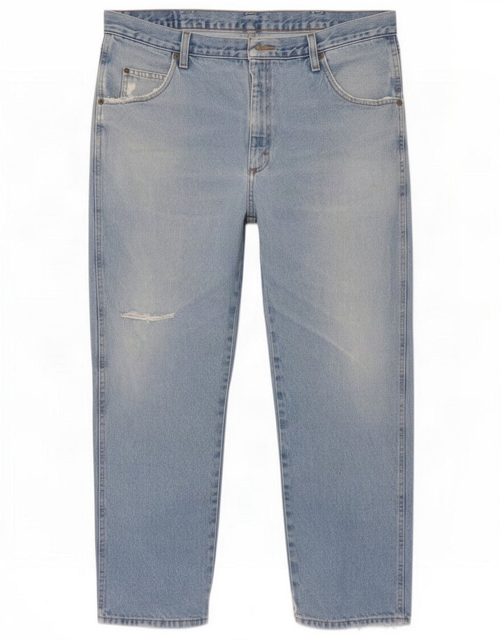 Джинсы мужские прямые Wrangler W36 L29 синие