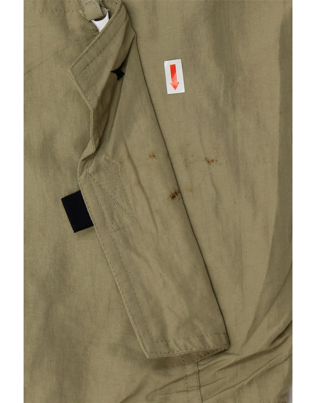 DIADORA Mens Hooded Rain Jacket UK 40 Large Khaki Polyamide Vintage Diadora and Second-Hand Diadora from Messina Hembry 