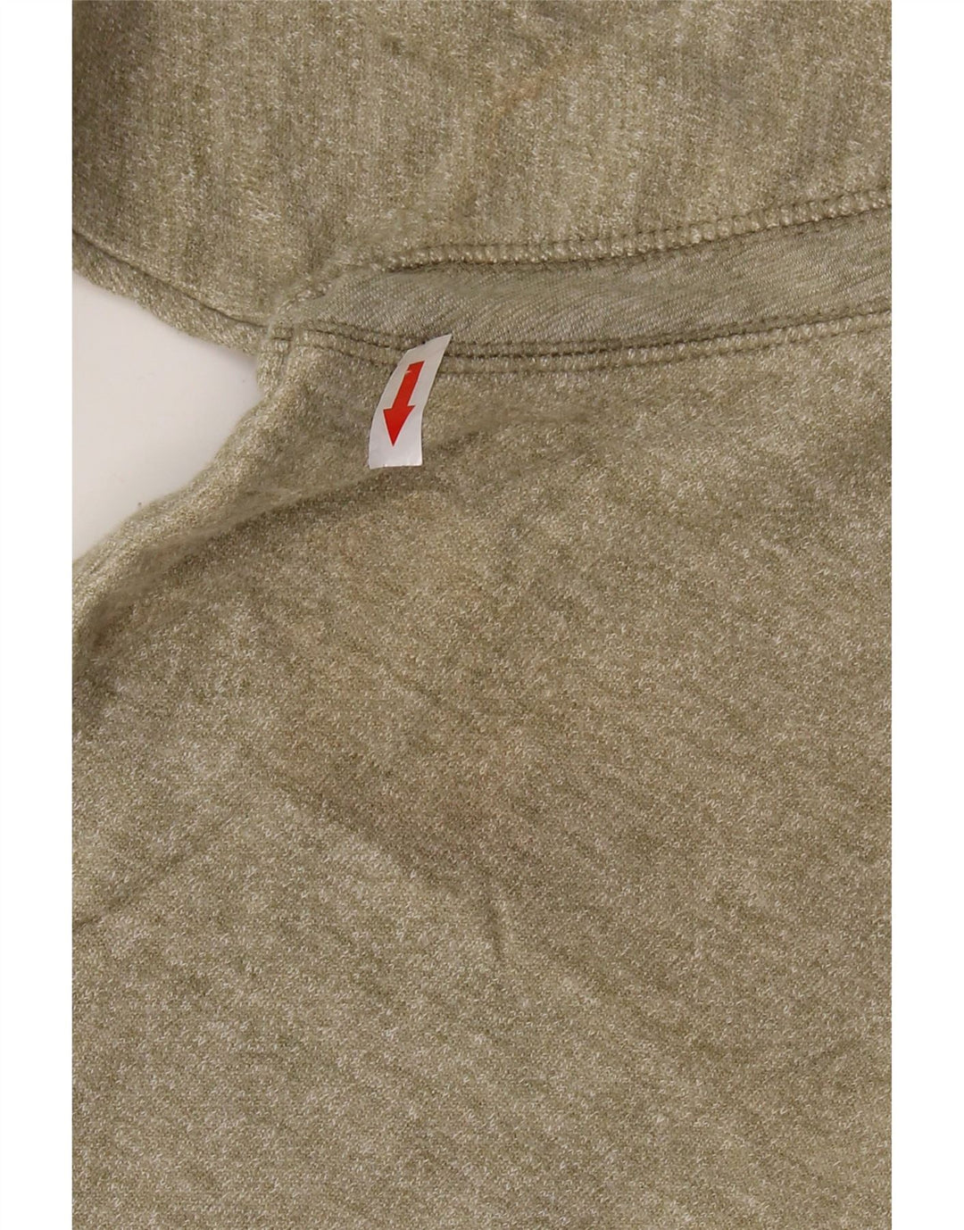 Женский свитер оверсайз Reebok UK 18 XL, хлопок с крапинками цвета хаки