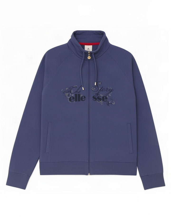Женский спортивный костюм Ellesse с графическим рисунком UK 14, средний темно-синий, хлопок