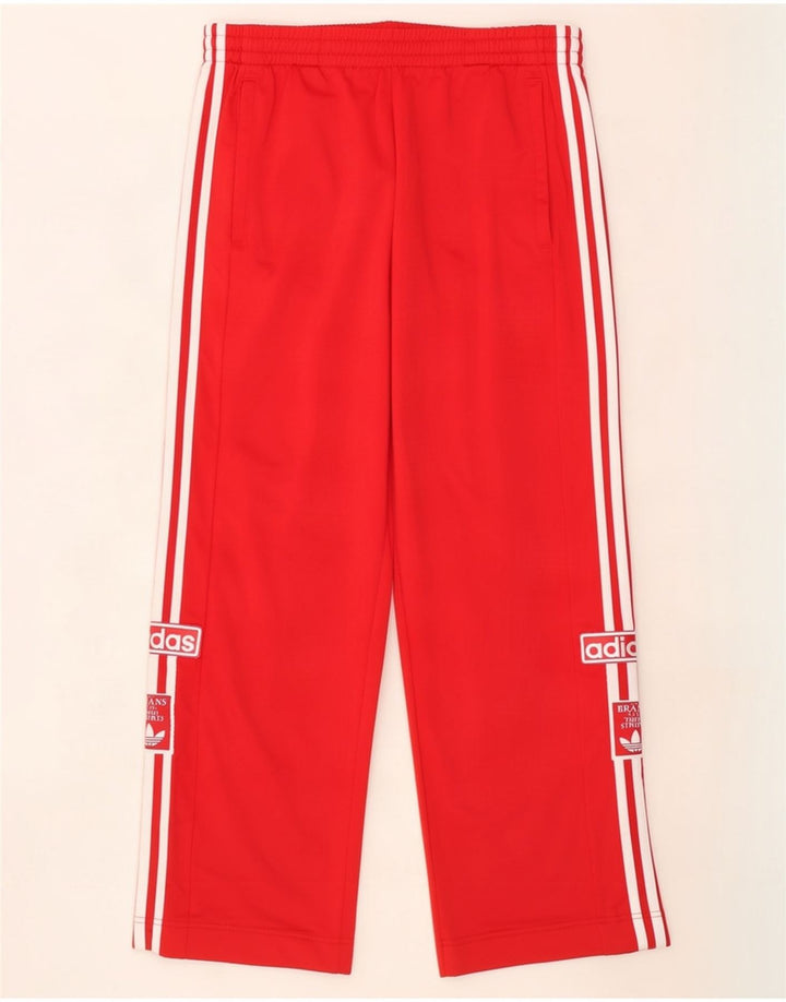 Adidas Мужские спортивные брюки с графическим рисунком, средний красный полиэстер
