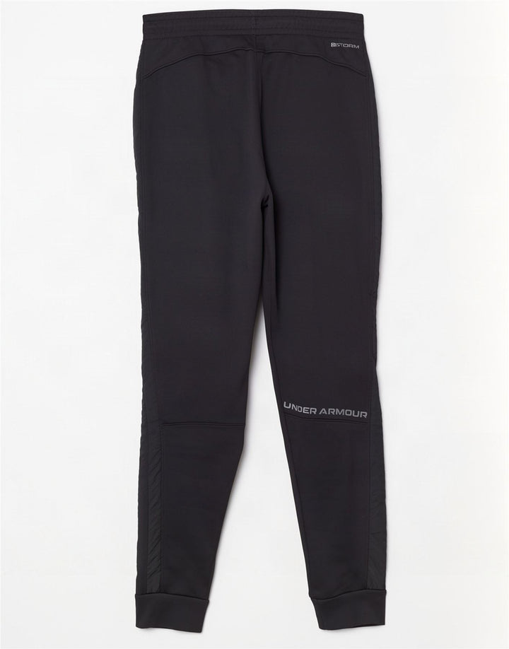 Мужские спортивные брюки с графическим рисунком Under Armour, брюки для бега, маленький черный полиэстер