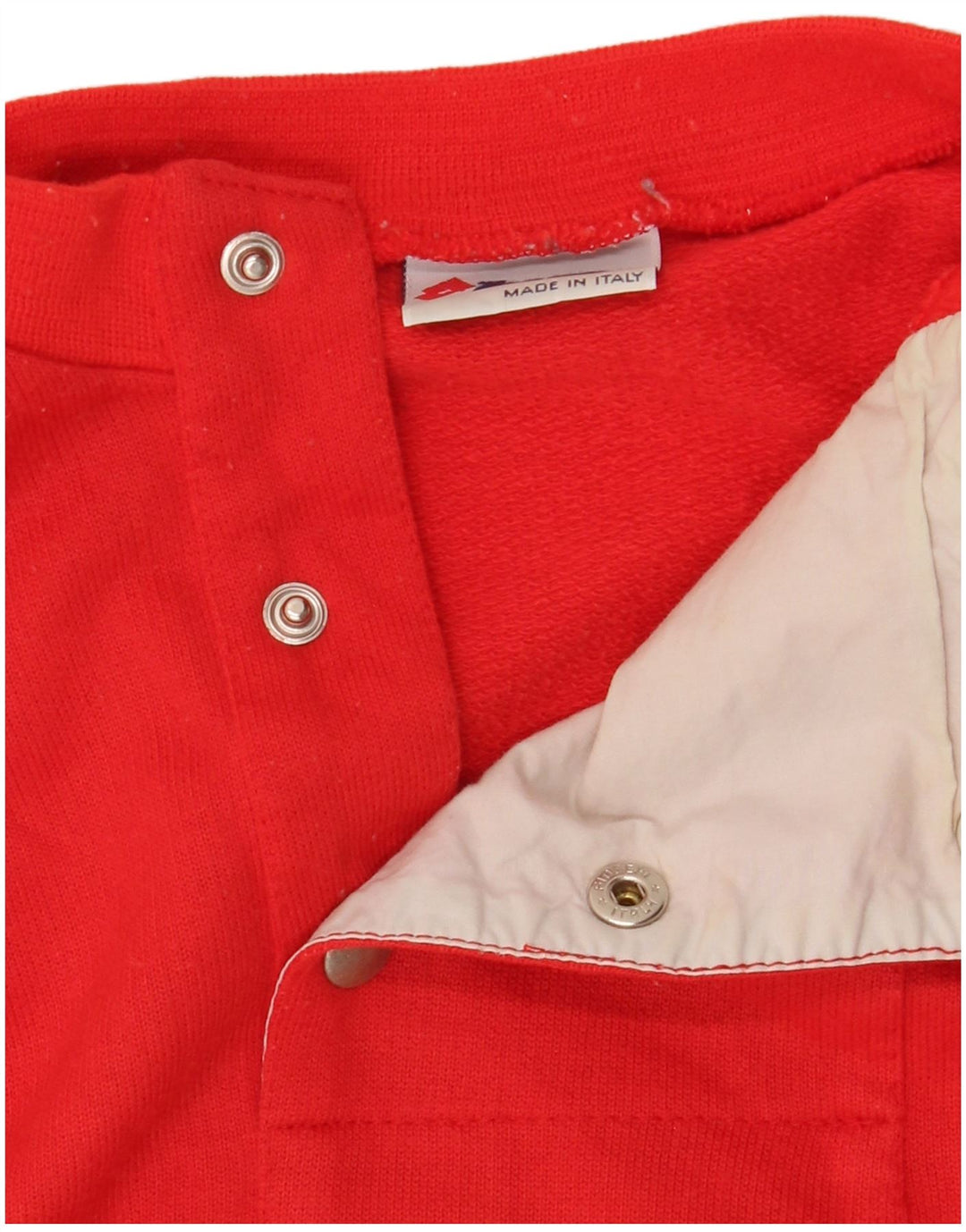 Мужской джемпер Lotto на пуговицах, маленький хлопковый свитер с цветными блоками красного цвета