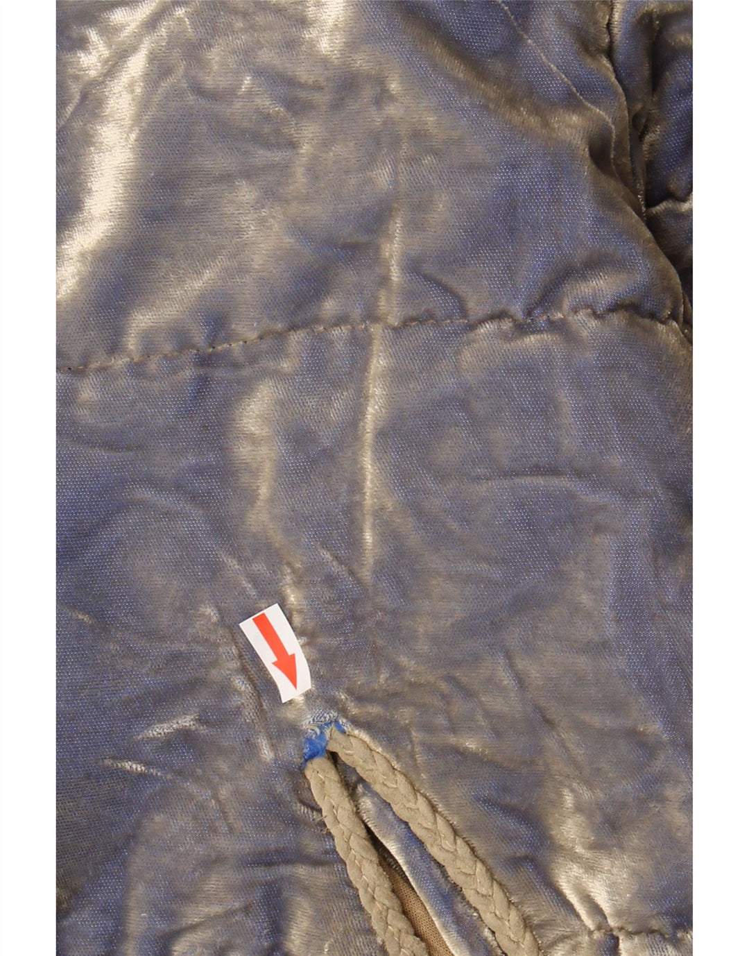 Cipriani Женская бархатная стеганая куртка IT 42 Medium Blue