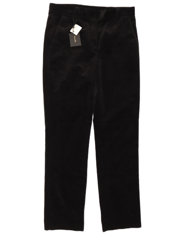 Женские прямые вельветовые брюки Massimo Dutti EU 40 Medium W30 L30 черные