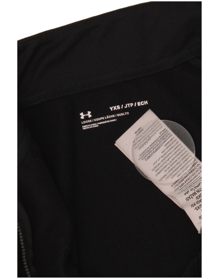 Спортивный костюм Under Armour для мальчиков, верхняя куртка, 6–7 лет, XS, черный полиэстер