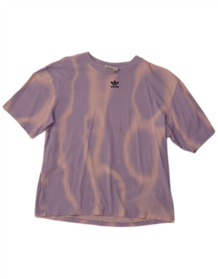 Женская футболка ADIDAS Top UK 4/6 XS Purple Tie Dye Cotton