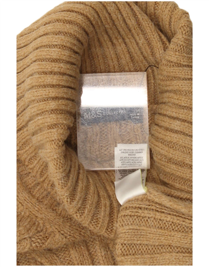 Женская майка-майка оверсайз MARKS & SPENCER UK 6 XS, бежевый акрил