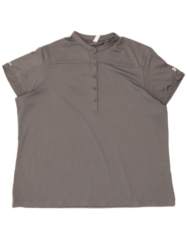 Женская футболка Under Armour Heat Gear Top UK 22 3XL Серая