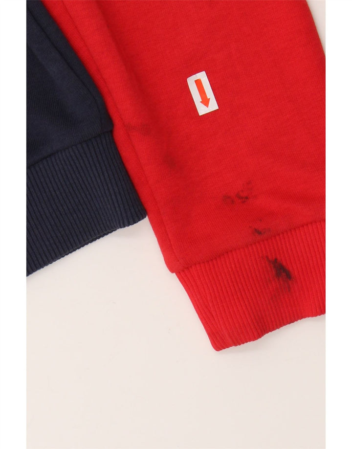 Женский джемпер с капюшоном FILA, Великобритания, 10, маленький, разноцветный, с цветными блоками