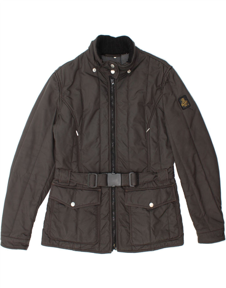 REFRIGIWEAR Womens Rain Jacket UK 18 XL Grey Nylon Vintage Refrigiwear and Second-Hand Refrigiwear from Messina Hembry 