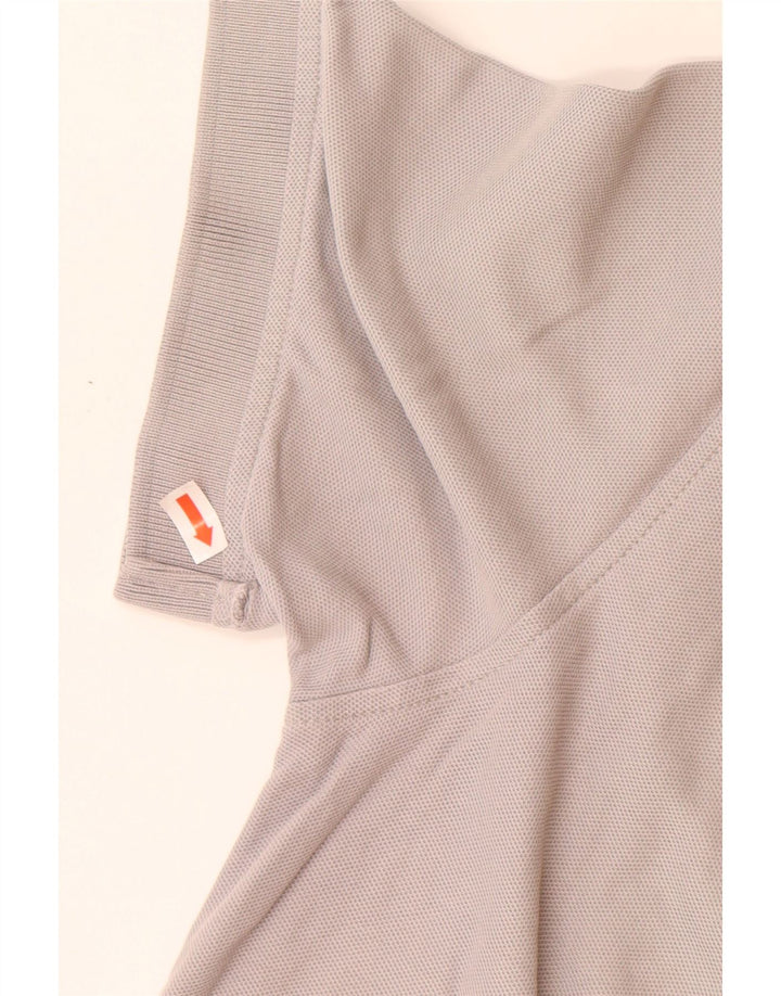 TOMMY HILFIGER Мужская рубашка-поло стандартного кроя, большая серая хлопковая ткань